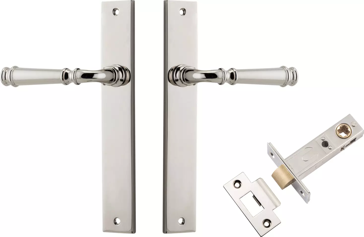 Verona Lever - Rectangular Passage Set - PN