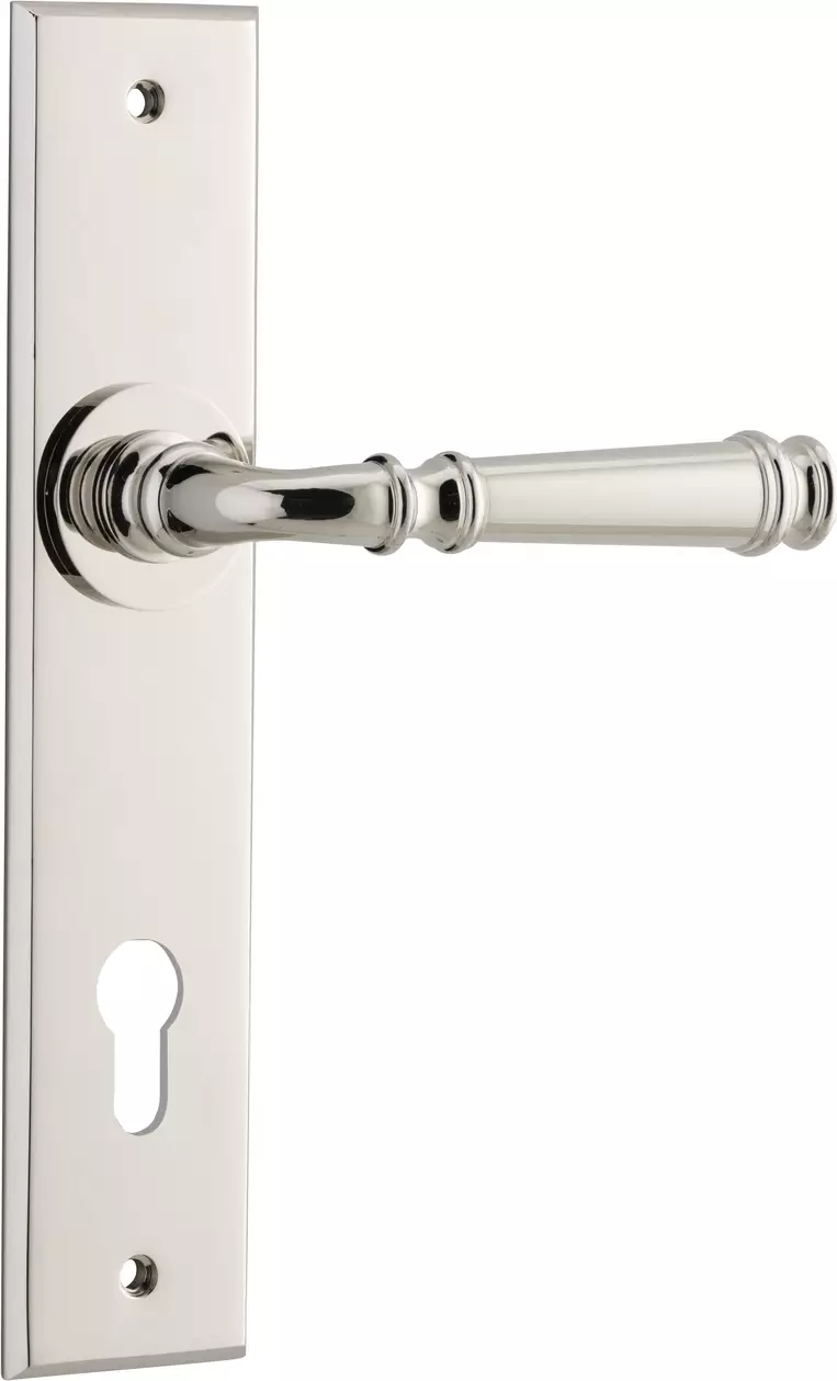 Verona Lever - Chamfered Euro Pair - PN