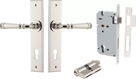 Verona Lever - Chamfered Entrance Set - Key / Key - PN