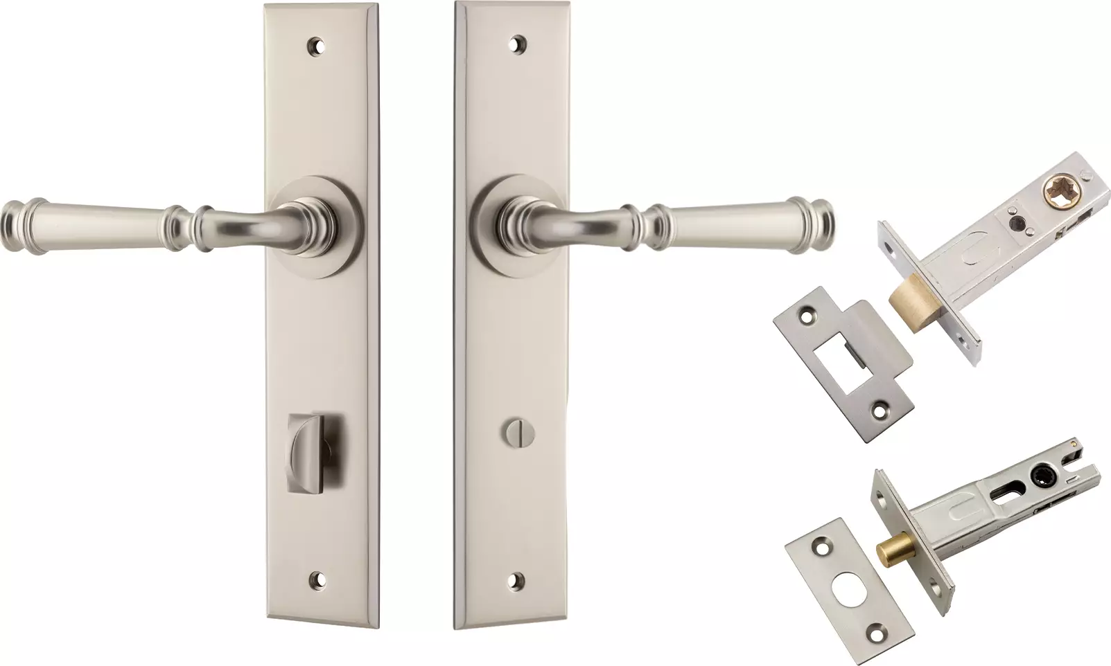 Verona Lever - Chamfered Privacy Set - SN