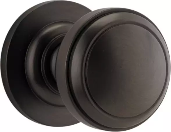 Paddington Knob - Round Rose Handle Set - SB