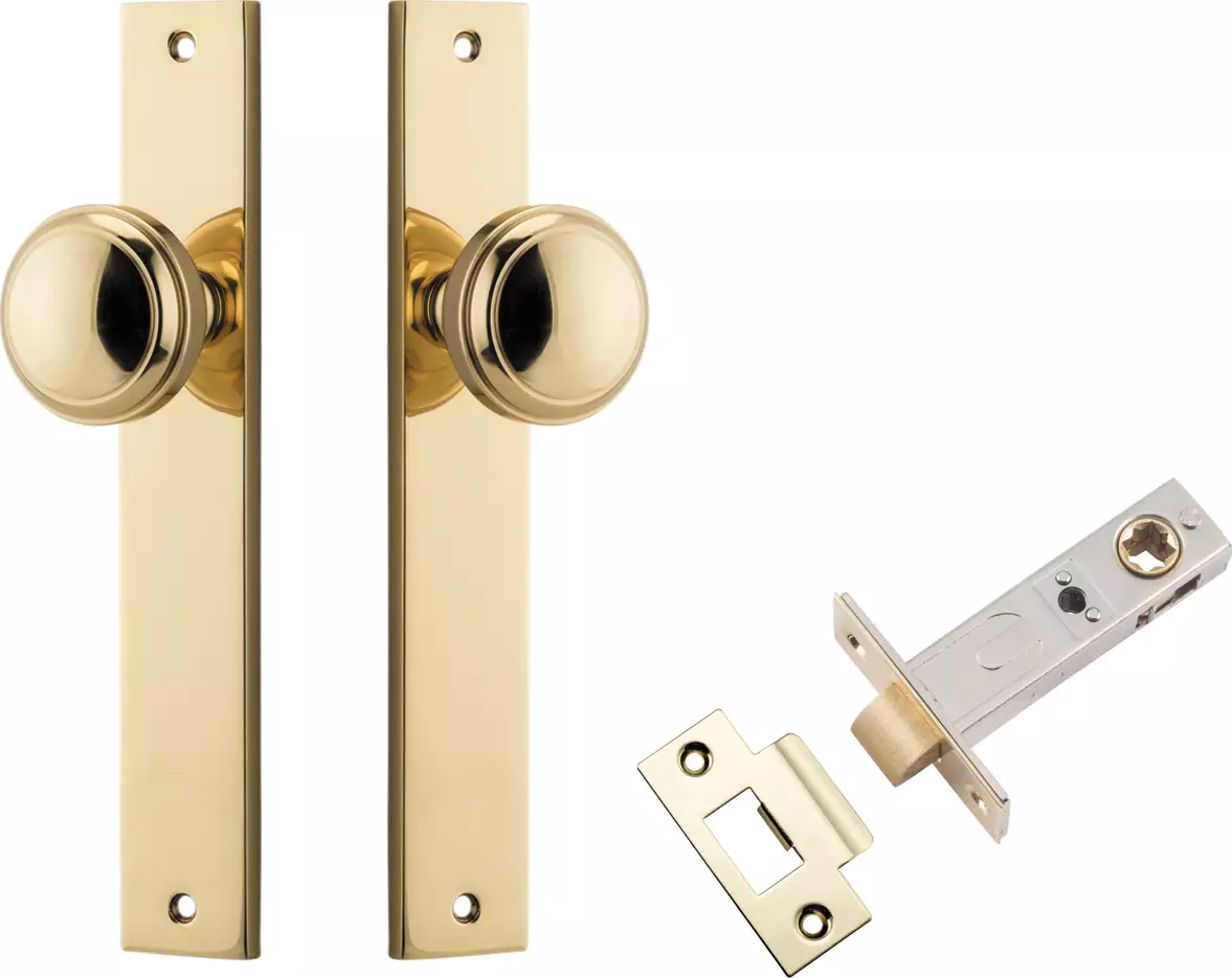 Paddington Knob - Rectangular Passage Set - PB