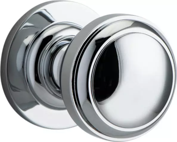 Paddington Knob - Round Rose Handle Set - CP