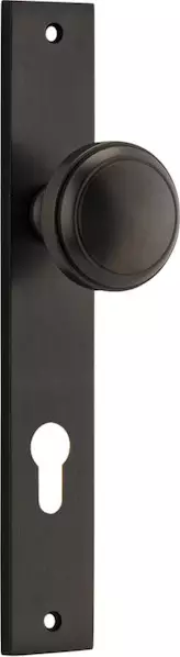 Paddington Knob - Rectangular Euro Pair - SB