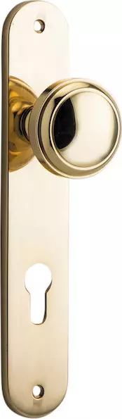 Paddington Knob - Oval Euro Pair - PB