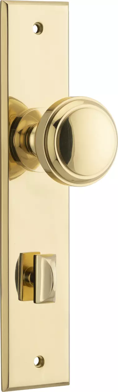 Paddington Knob - Chamfered Privacy Handles - PB