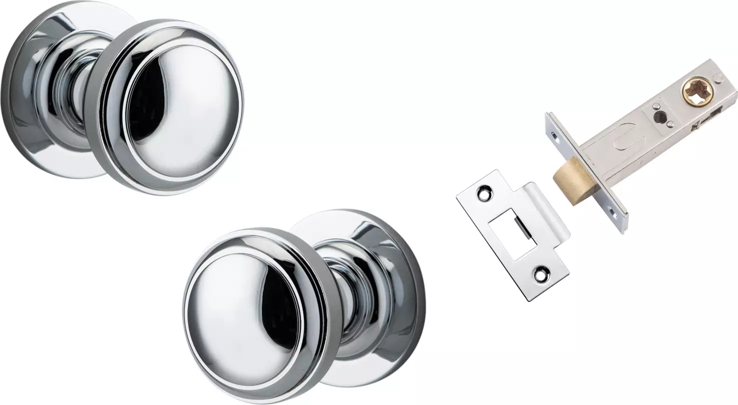 Paddington Knob - Round Rose Passage Set - CP