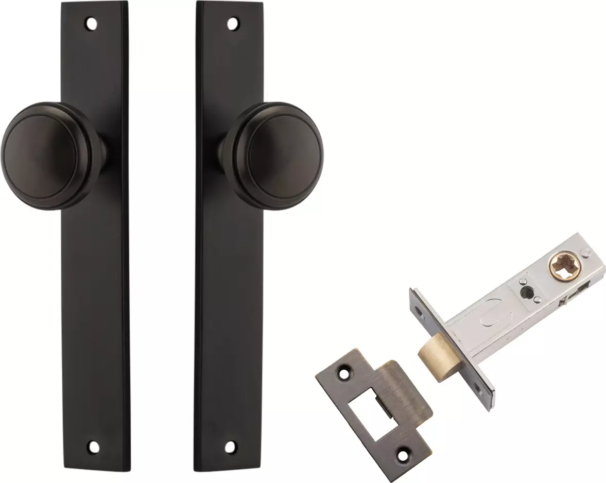 Paddington Knob - Rectangular Passage Set - SB