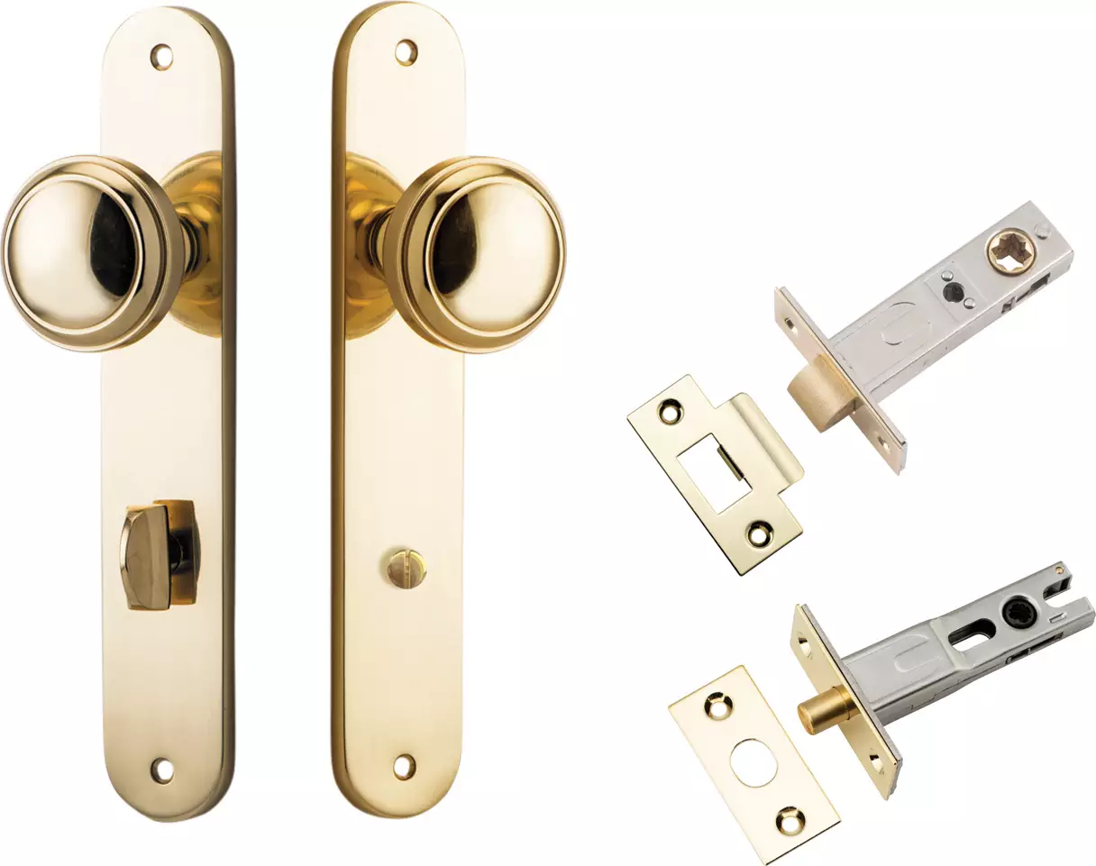 Paddington Knob - Oval Privacy Set - PB