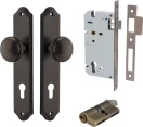 Paddington Knob - Shouldered Entrance Set - Key / Key - SB
