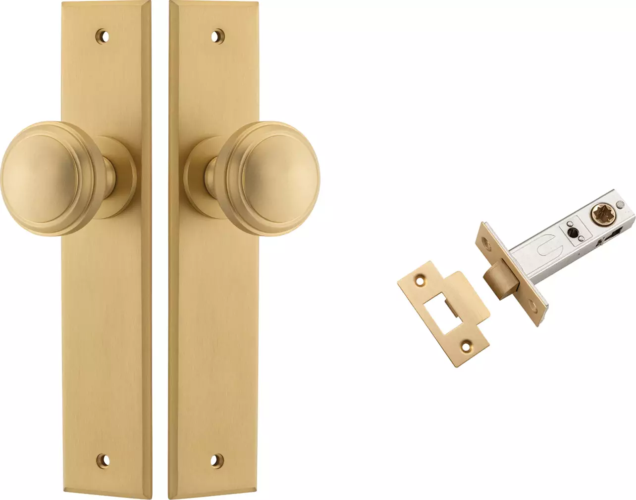 Paddington Knob - Chamfered Passage Set - BB