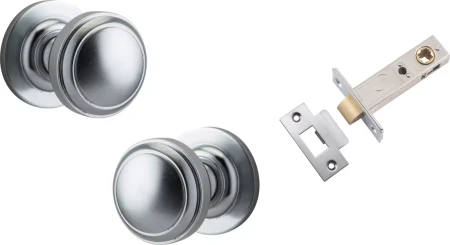 Paddington Knob - Round Rose Passage Set - SC