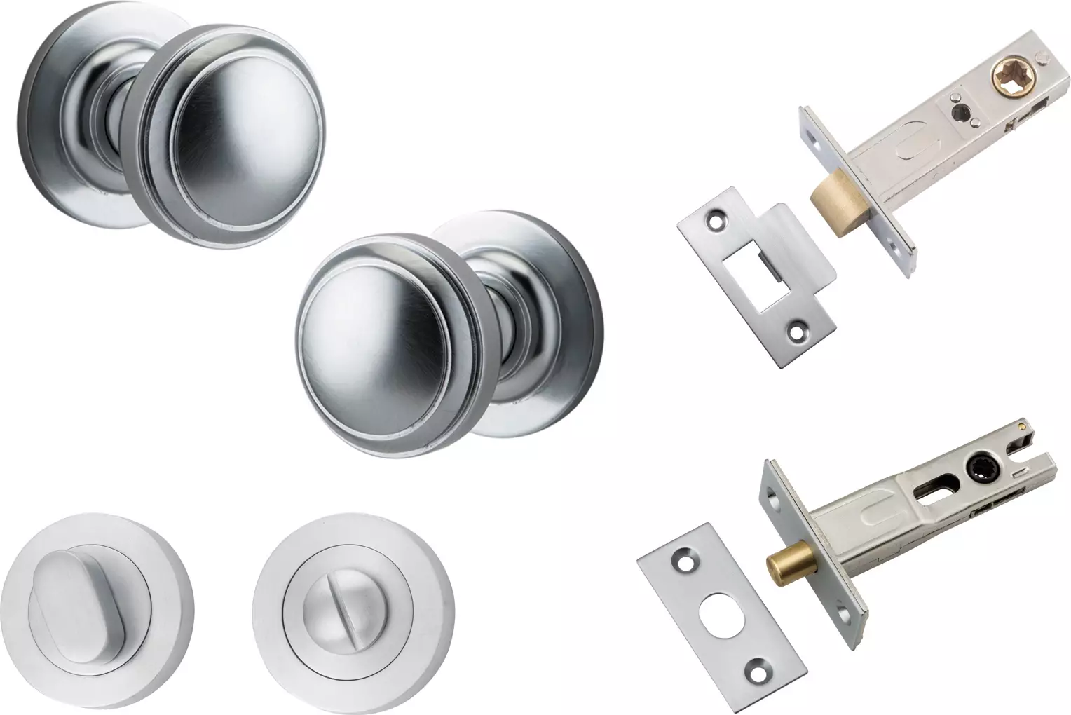 Paddington Knob - Round Rose Privacy Set - SC