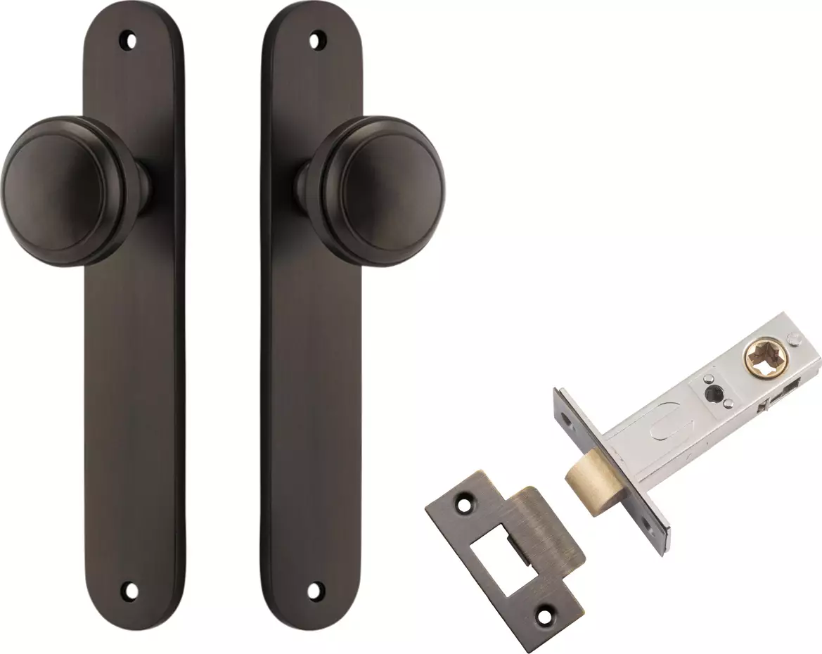 Paddington Knob - Oval Passage Set - SB