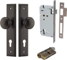 Paddington Knob - Stepped Entrance Set - Key / Key - SB