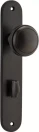 Paddington Knob - Oval Privacy Handles - SB