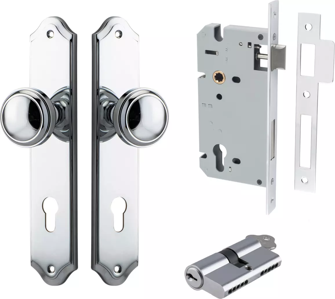 Paddington Knob - Shouldered Entrance Set - Key / Key - CP