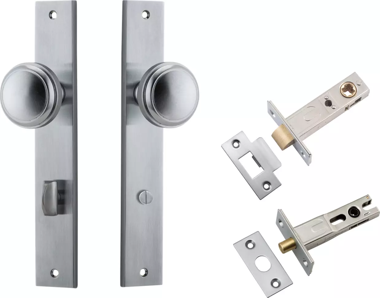 Paddington Knob - Rectangular Privacy Set - SC