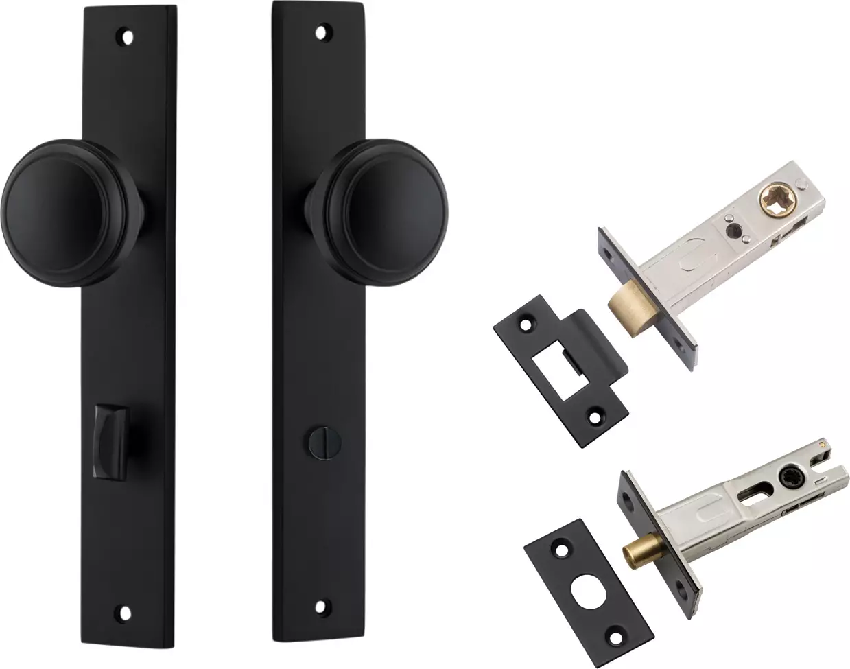 Paddington Knob - Rectangular Privacy Set - MB