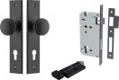 Paddington Knob - Chamfered Entrance Set - Key / Turn - MB