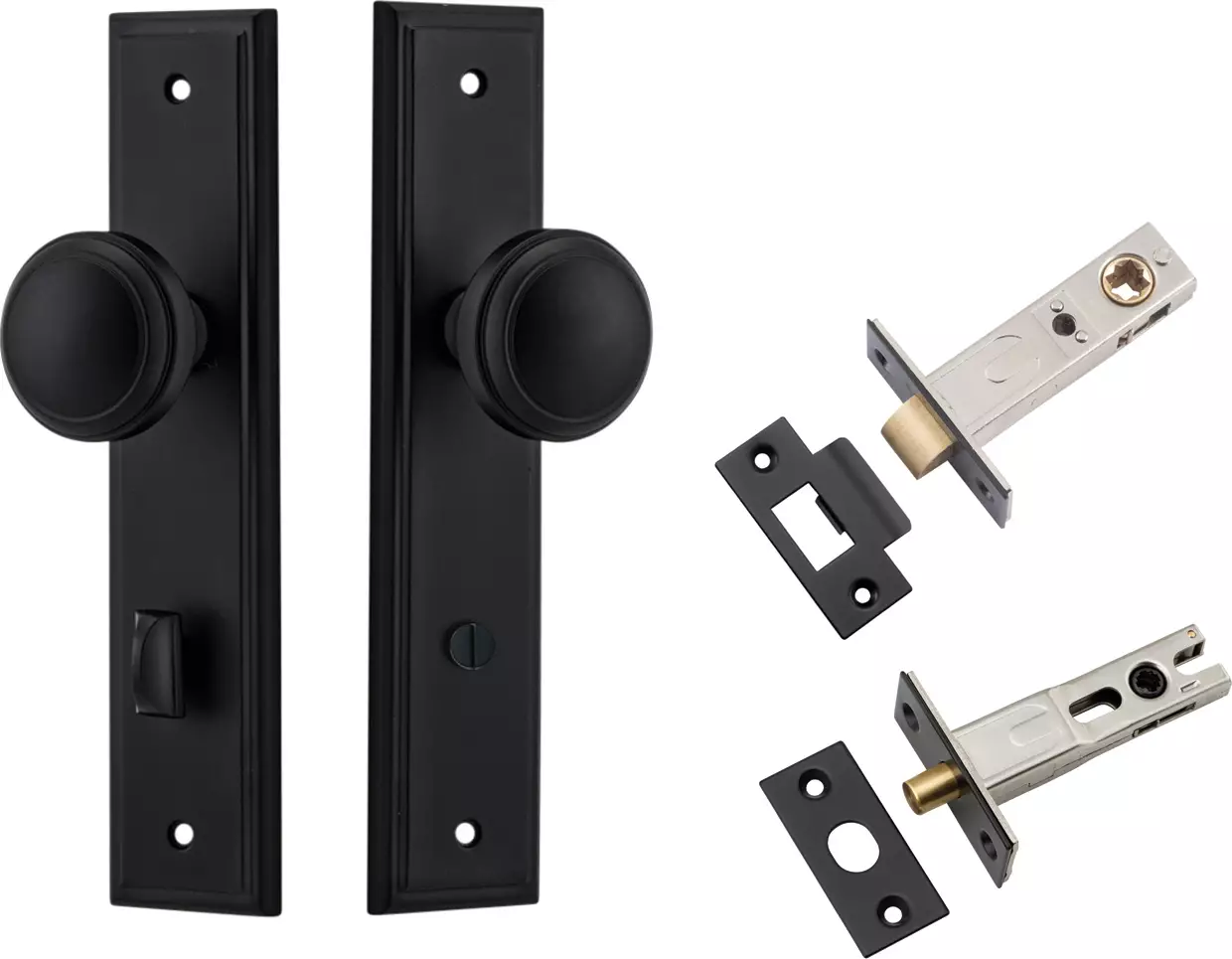 Paddington Knob - Stepped Privacy Set - MB