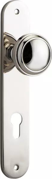 Paddington Knob - Oval Euro Pair - PN