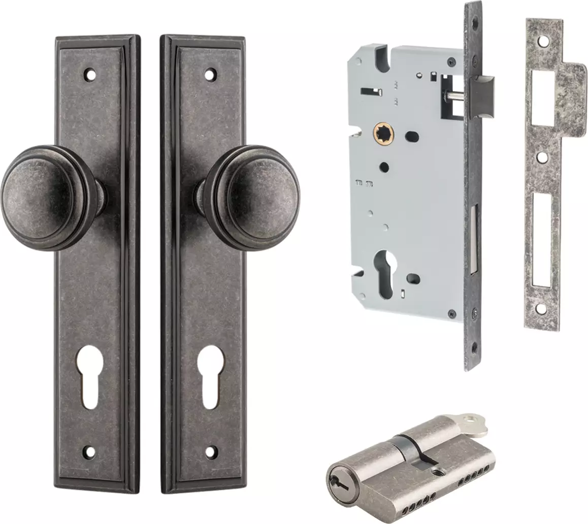 Paddington Knob - Stepped Entrance Set - Key / Key - DN