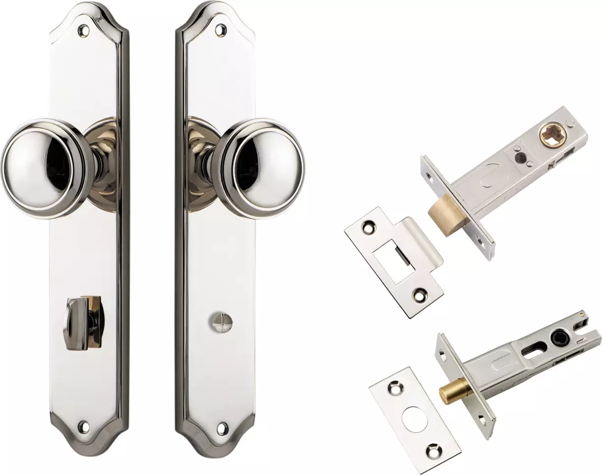 Paddington Knob - Shouldered Privacy Set - PN