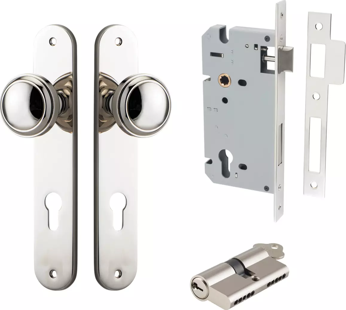 Paddington Knob - Oval Entrance Set - Key / Key - PN