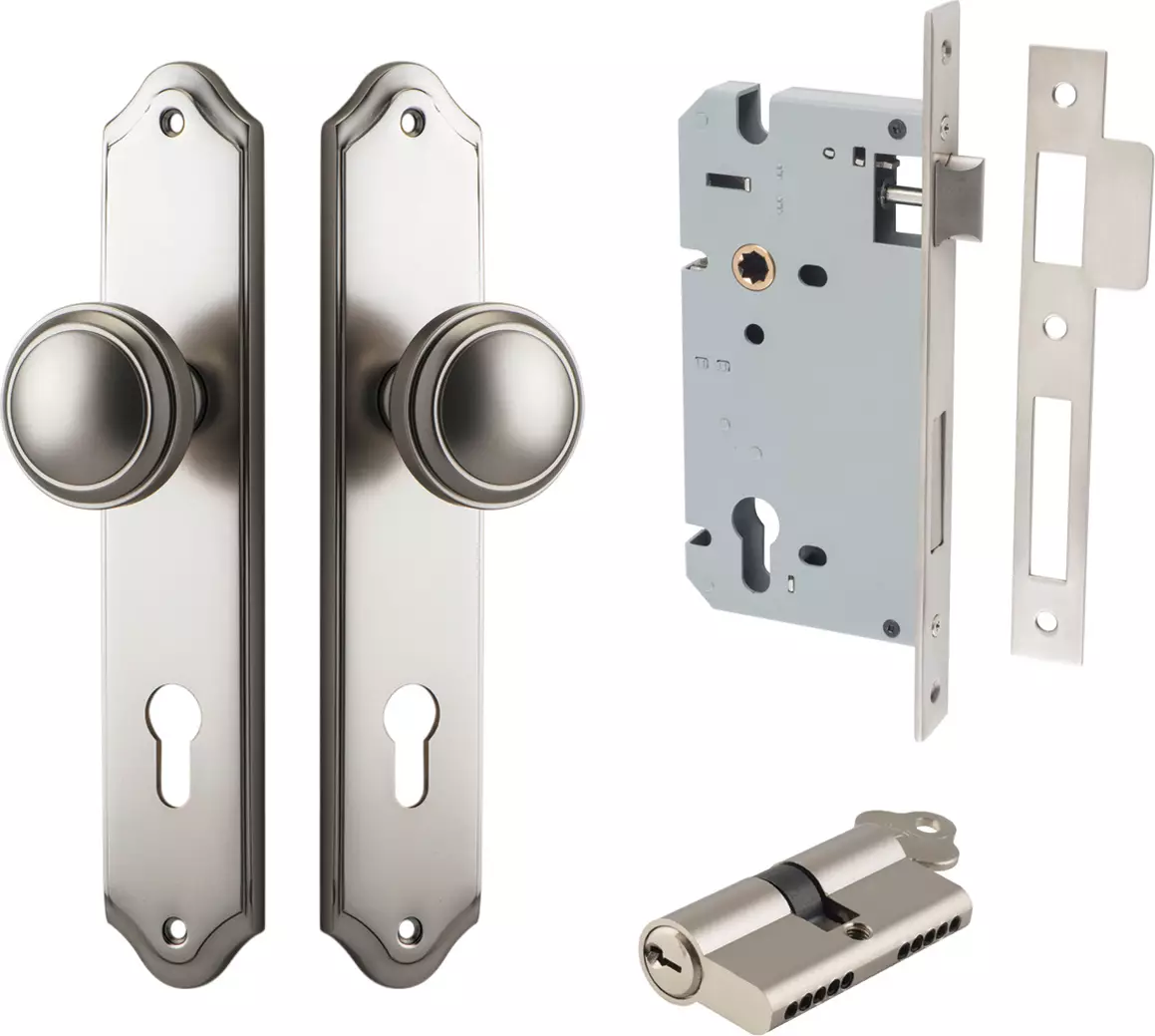 Paddington Knob - Shouldered Entrance Set - Key / Key - SN