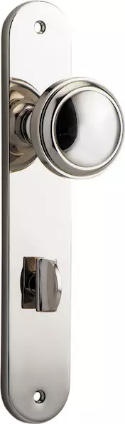 Paddington Knob - Oval Privacy Handles - PN
