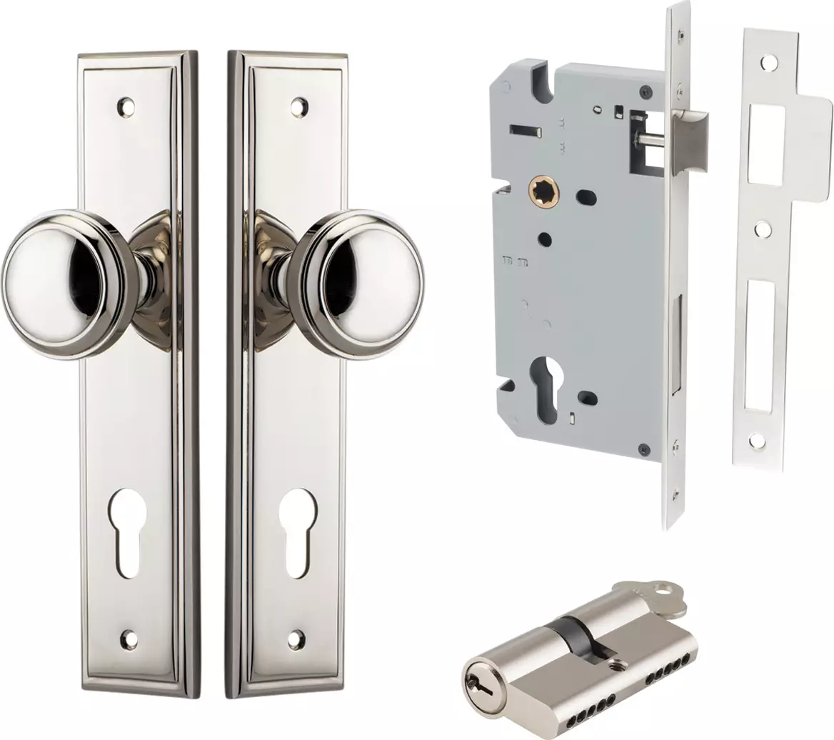 Paddington Knob - Stepped Entrance Set - Key / Key - PN