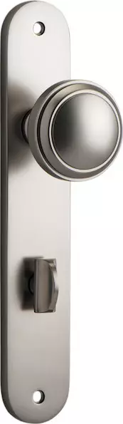 Paddington Knob - Oval Privacy Handles - SN