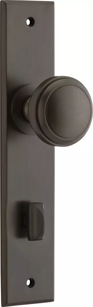 Paddington Knob - Chamfered Privacy Handles - SB