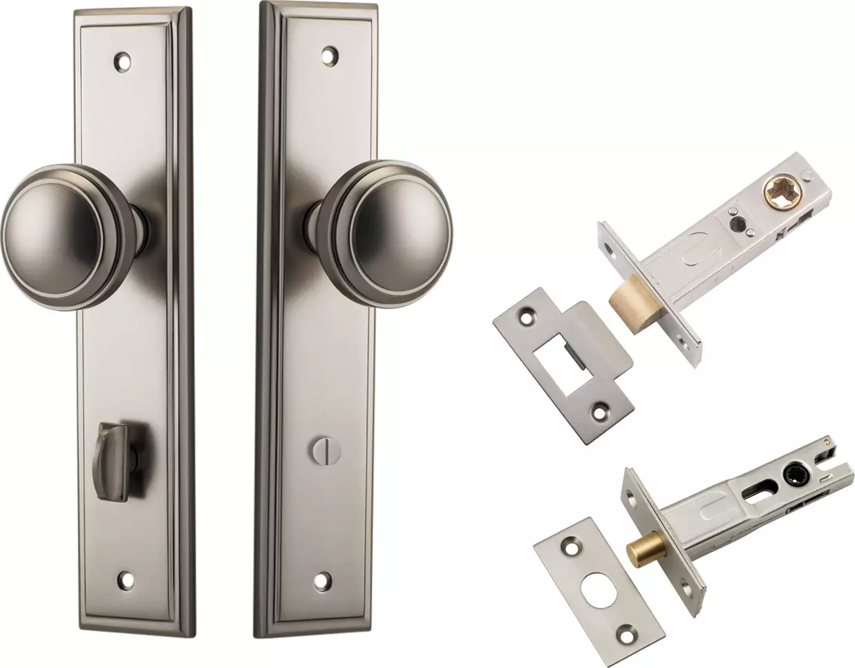 Paddington Knob - Stepped Privacy Set - SN