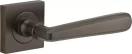Copenhagen Lever - Square Rose Handle Set - SB