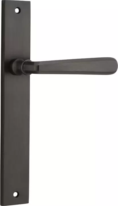 Copenhagen Lever - Rectangular Handle Set - SB