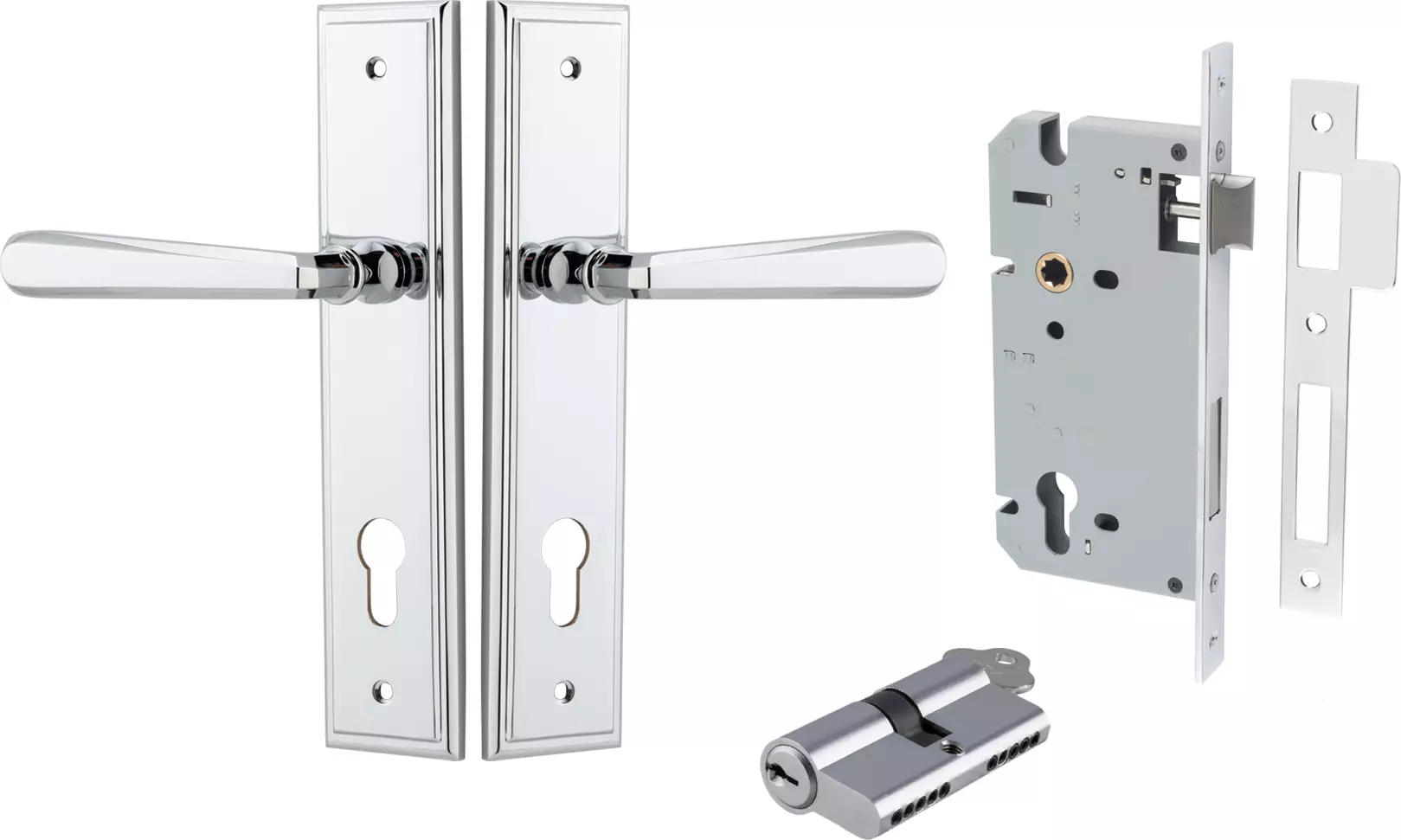 Copenhagen Lever - Stepped Entrance Set - Key / Key - CP