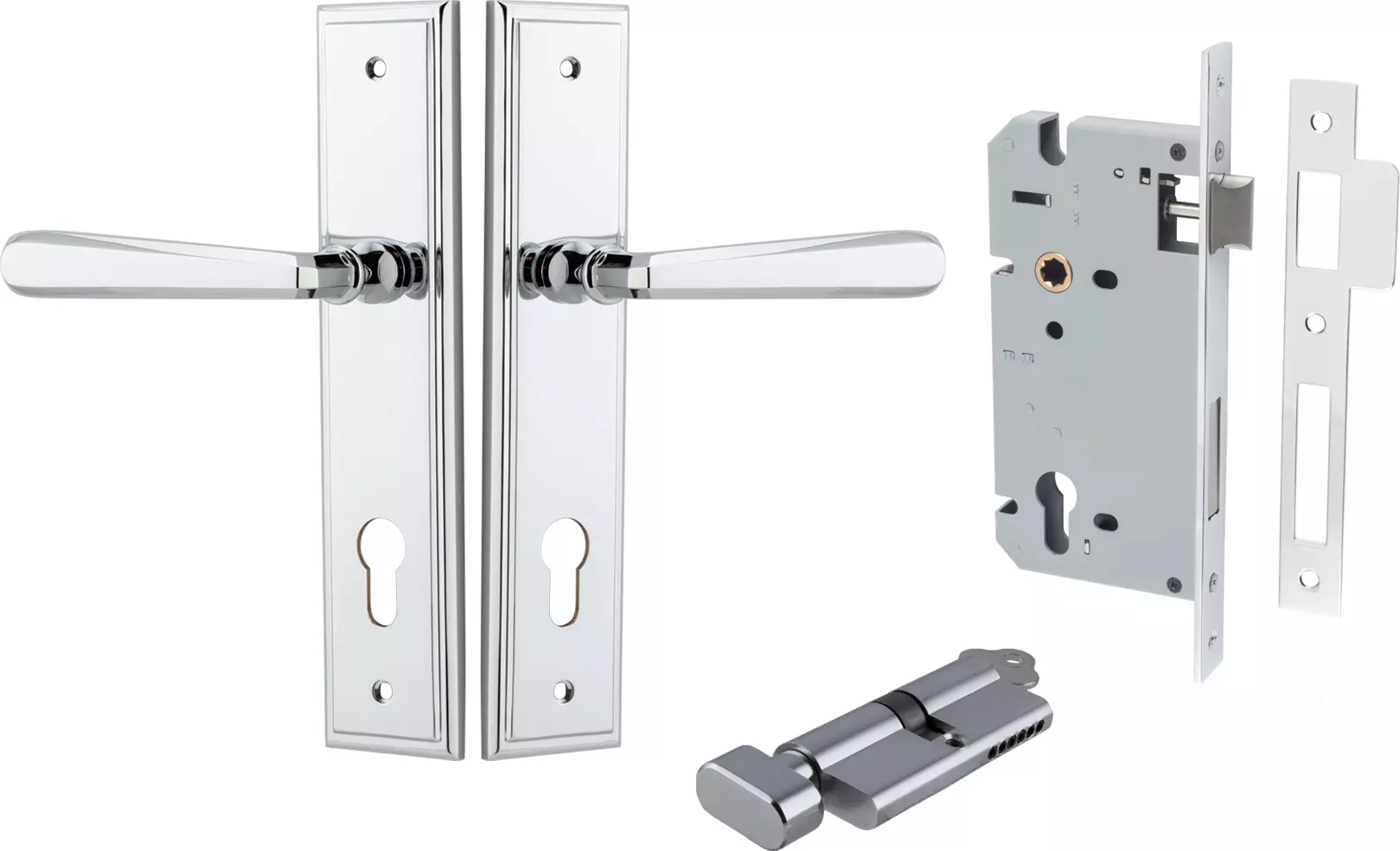 Copenhagen Lever - Stepped Entrance Set - Key / Turn - CP