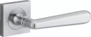 Copenhagen Lever - Square Rose Handle Set - SC