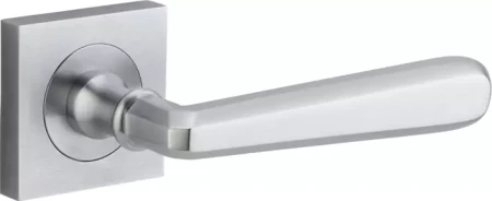 Copenhagen Lever - Square Rose Handle Set - SC