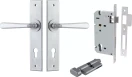 Copenhagen Lever - Chamfered Entrance Set - Key / Turn - SC