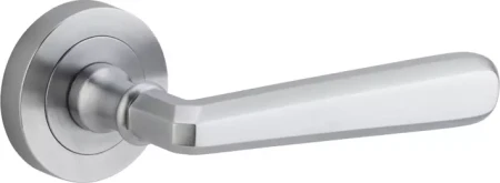 Copenhagen Lever - Round Rose Handle Set - SC