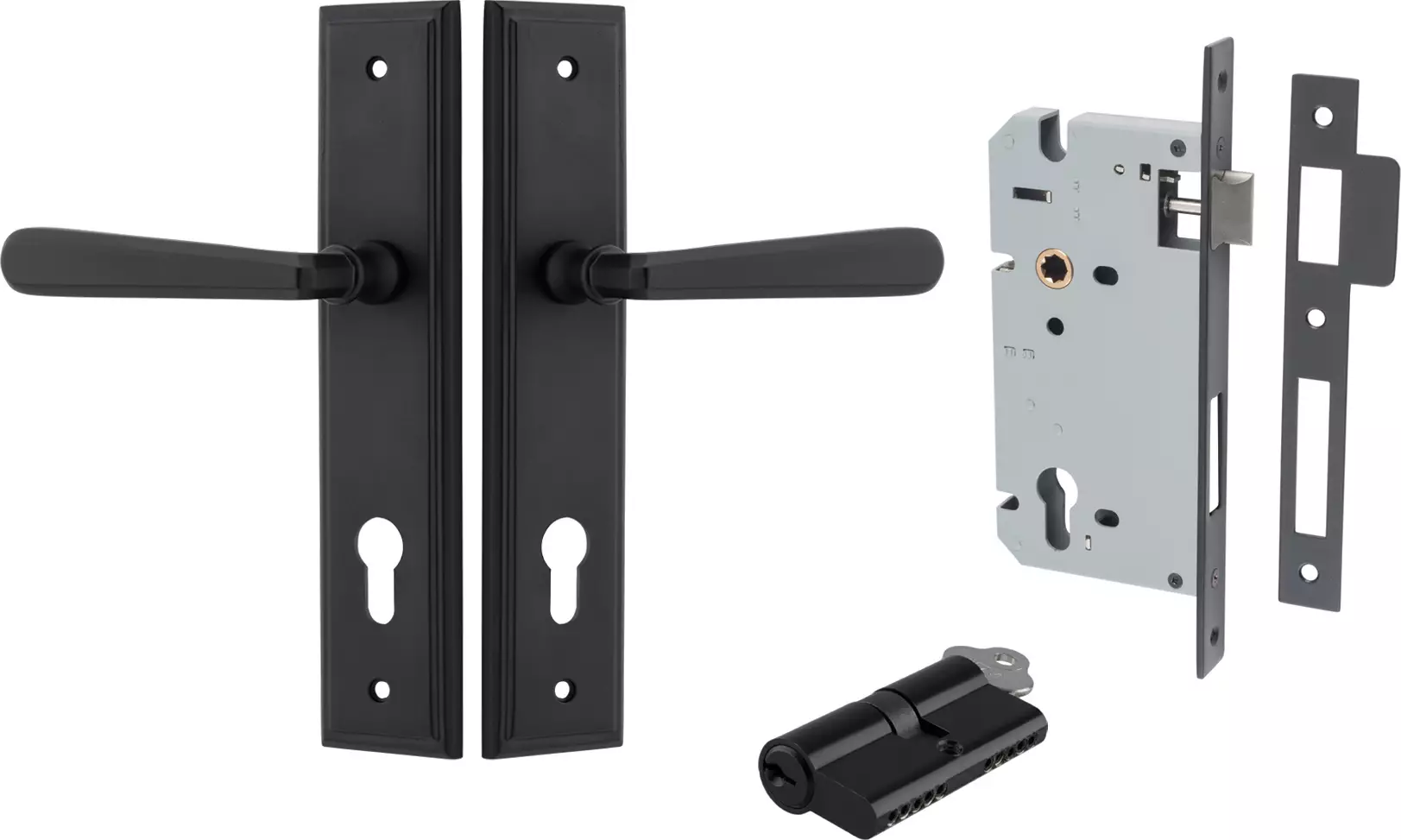 Copenhagen Lever - Stepped Entrance Set - Key / Key - MB