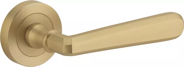 Copenhagen Lever - Round Rose Handle Set - BB