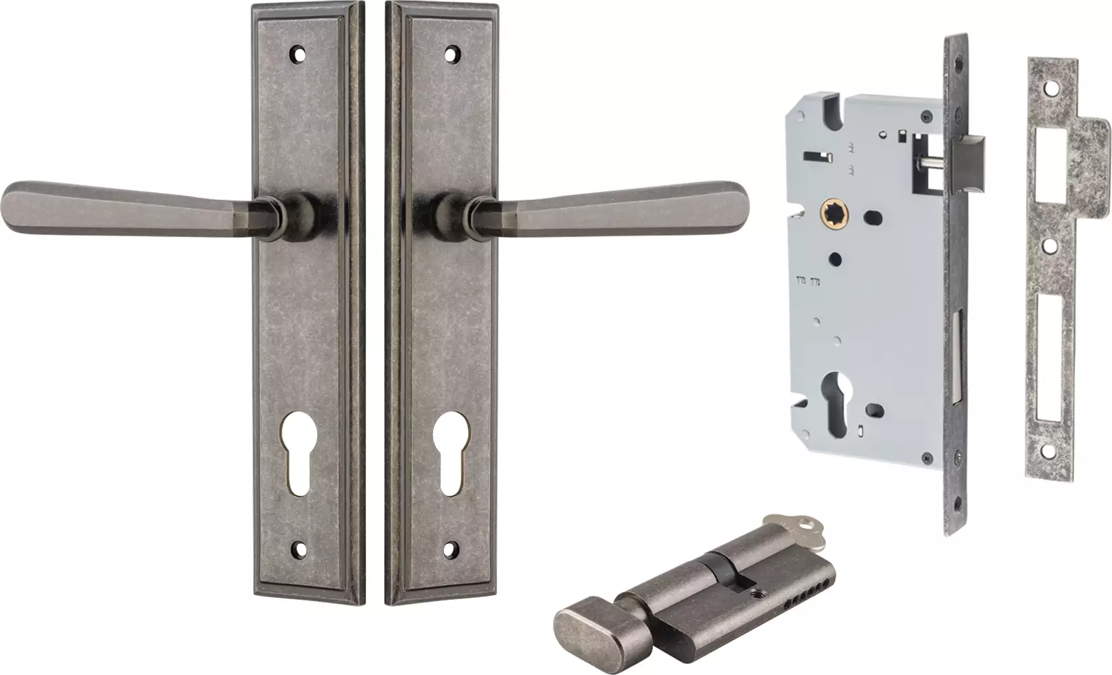 Copenhagen Lever - Stepped Entrance Set - Key / Turn - DN