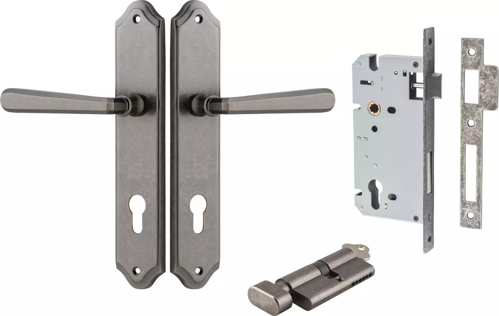 Copenhagen Lever - Shouldered Entrance Set - Key / Turn - DN