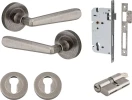 Copenhagen Lever - Round Rose Entrance Set - Key / Key - DN