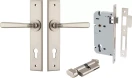 Copenhagen Lever - Chamfered Entrance Set - Key / Turn - SN