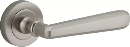 Copenhagen Lever - Round Rose Handle Set - SN